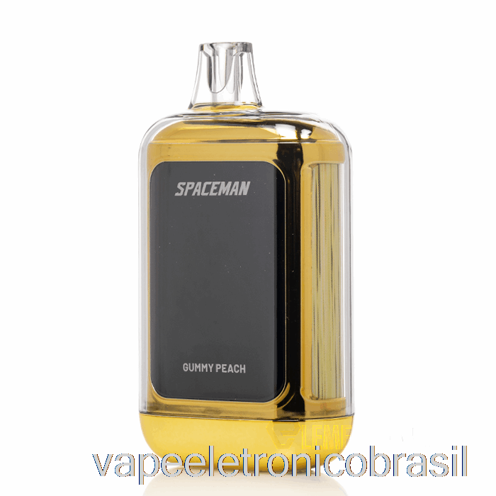 Vape Eletrônico Spaceman Curve 18k Goma Descartável Pêssego